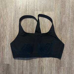 Athleta Phenomena Sports Bra Black Size 36C High Impact Activewear